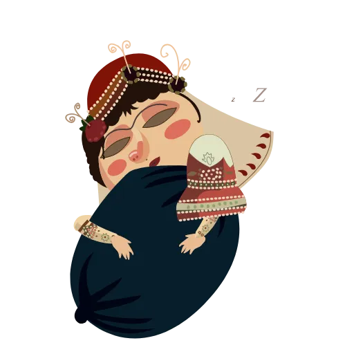 😴 Стикер «Mahparei» для Telegram