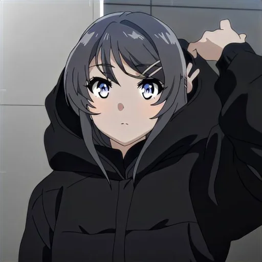 🖤 Стикер «MAI?» для Telegram