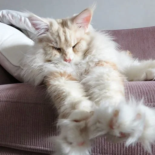 😴 Стикер «Mainecoon cats» для Telegram
