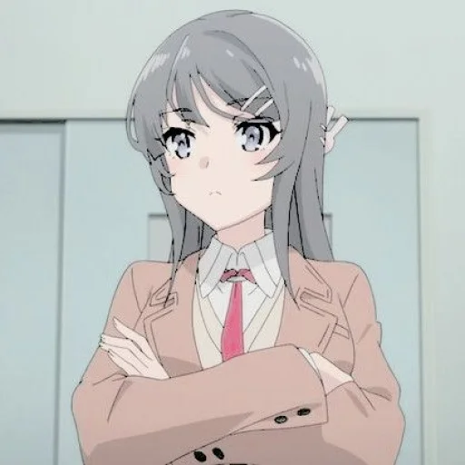 🥡 Стикер «miyyu as mai sakurajima» для Telegram