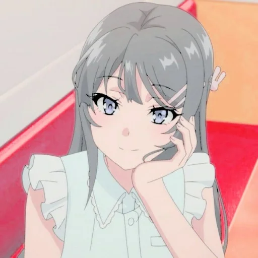 🥡 Стикер «miyyu as mai sakurajima» для Telegram
