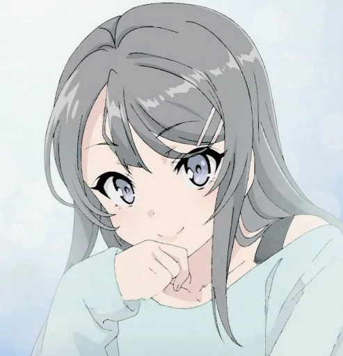🥡 Стикер «miyyu as mai sakurajima» для Telegram