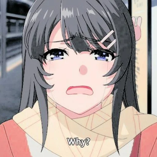 🥡 Стикер «miyyu as mai sakurajima» для Telegram