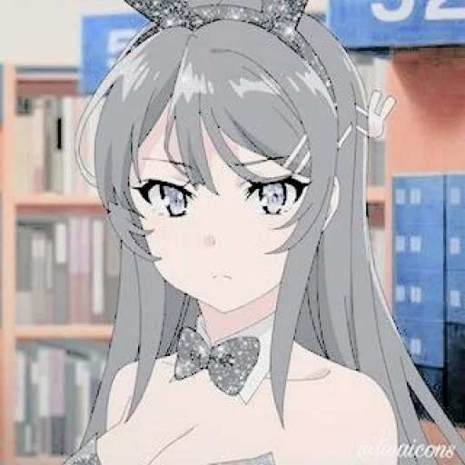 🥡 Стикер «miyyu as mai sakurajima» для Telegram
