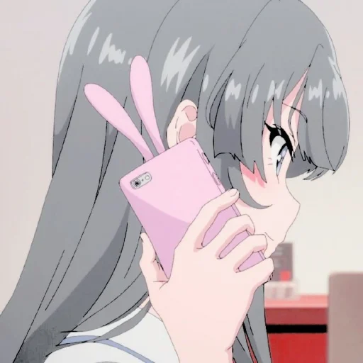 🥡 Стикер «miyyu as mai sakurajima» для Telegram