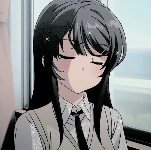 🥡 Стикер «miyyu as mai sakurajima» для Telegram