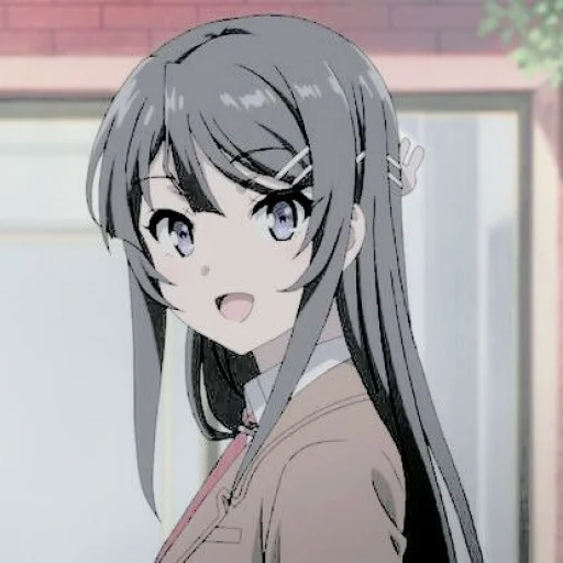 🥡 Стикер «miyyu as mai sakurajima» для Telegram