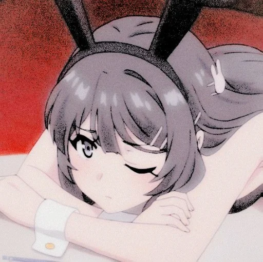 🥡 Стикер «miyyu as mai sakurajima» для Telegram