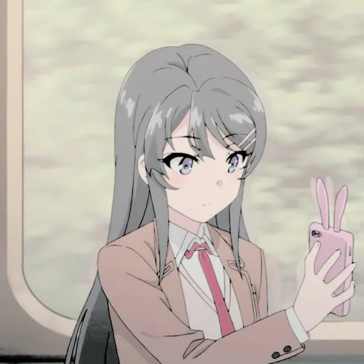 🥡 Стикер «miyyu as mai sakurajima» для Telegram