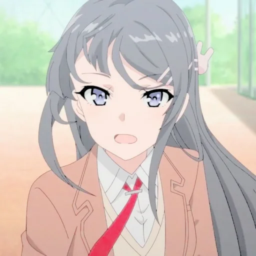 🥡 Стикер «miyyu as mai sakurajima» для Telegram