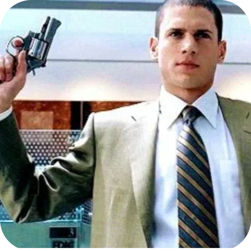 👔 Стикер «Michael Scofield» для Telegram