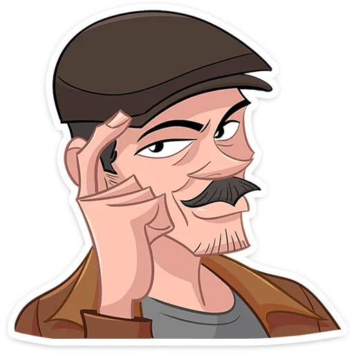 ☝️ Стикер «Майор Гром» для Telegram