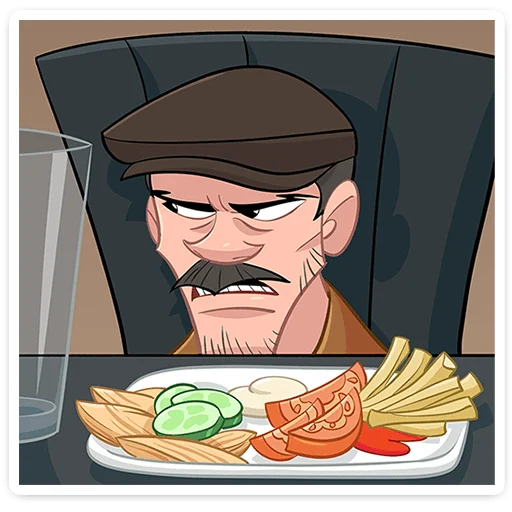 🍔 Стикер «Майор Гром» для Telegram