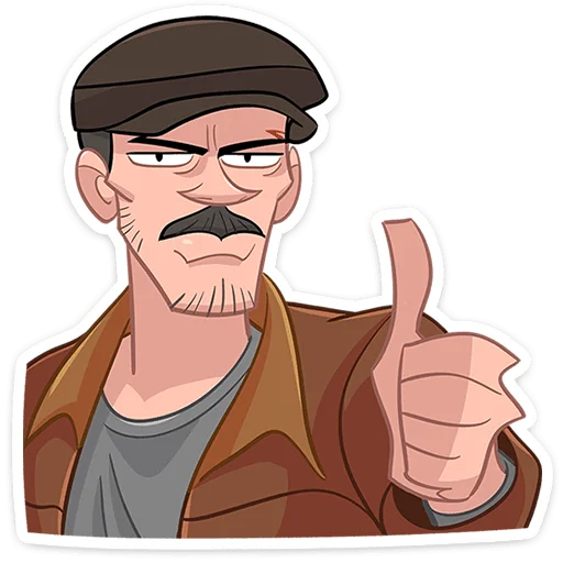 👍 Стикер «Майор Гром» для Telegram