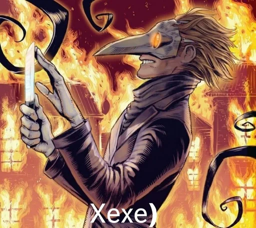 🔥 Стикер «Major Grom Plague Doctor √√√» для Telegram