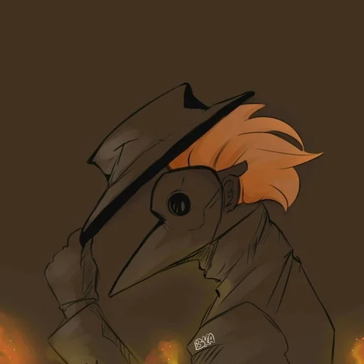 🔥 Стикер «Major Grom Plague Doctor √√√» для Telegram