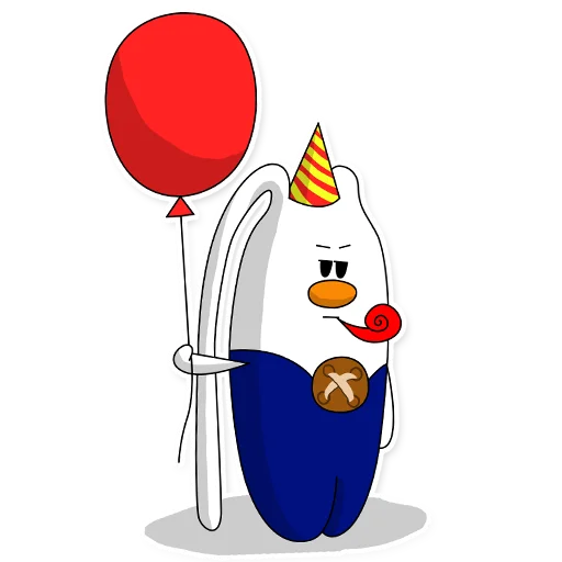 🥳 Стикер «Makaron plus» для Telegram