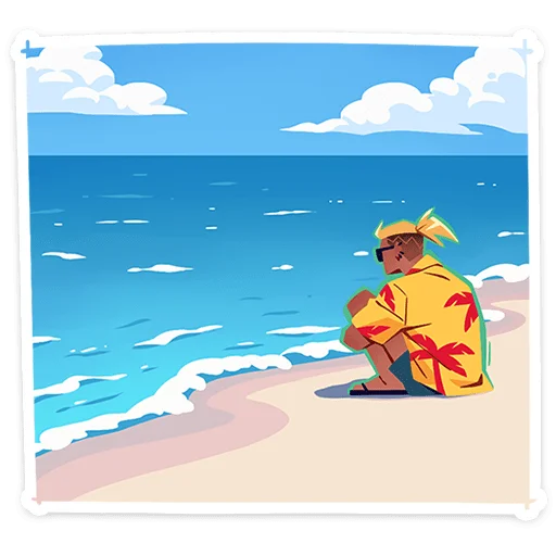 🌟 Стикер «Мако» для Telegram