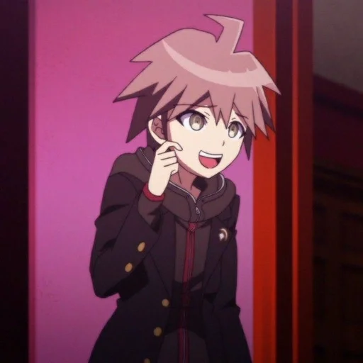🍀 Стикер «Makoto Naegi» для Telegram