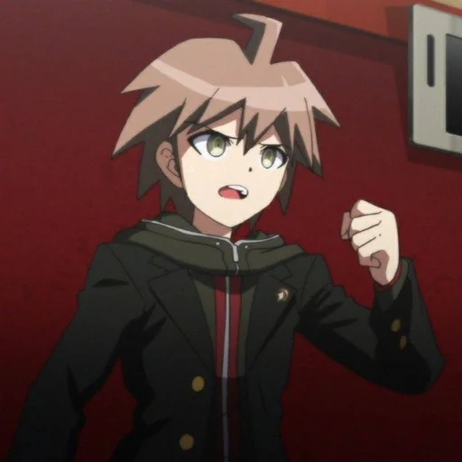 🍀 Стикер «Makoto Naegi» для Telegram