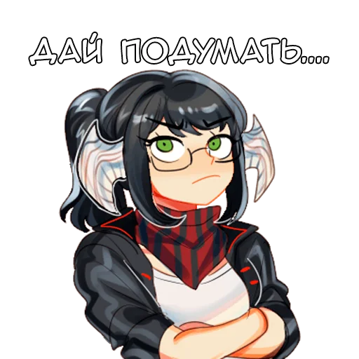 🤔 Стикер «Макото» для Telegram