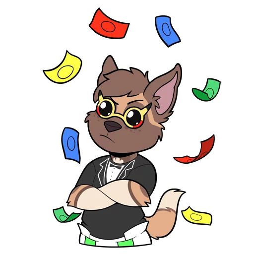 💸 Стикер «Malaika Kiddo» для Telegram