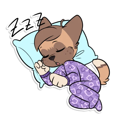 🛏 Стикер «Malaika Kiddo» для Telegram