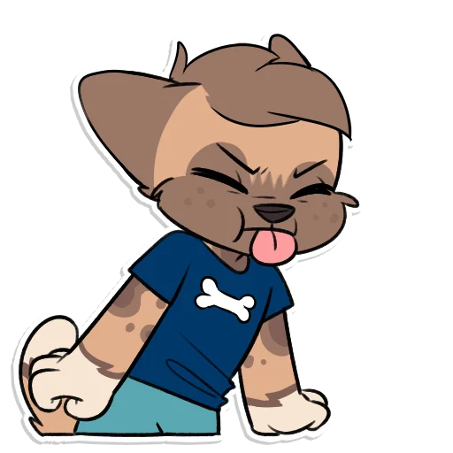 😝 Стикер «Malaika Kiddo» для Telegram