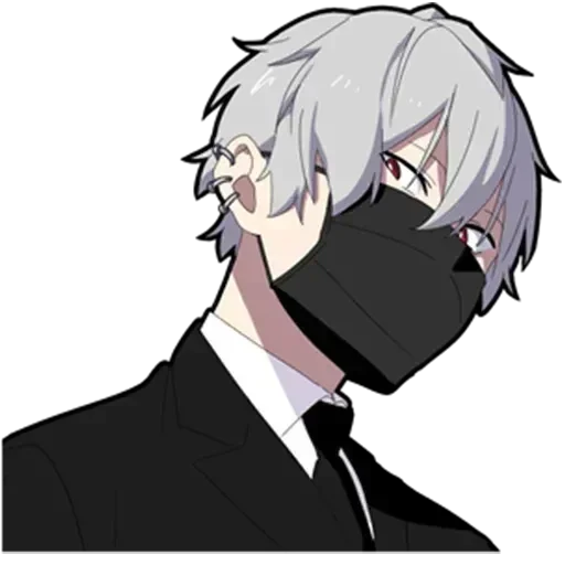 ❤️ Стикер «Молчаливый парень» для Telegram