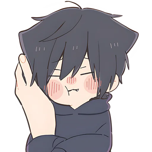 😊 Стикер «Мальчик котик» для Telegram