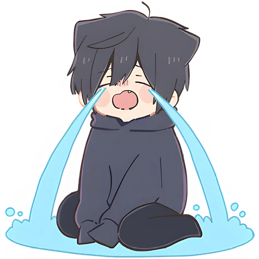 😭 Стикер «Мальчик котик» для Telegram