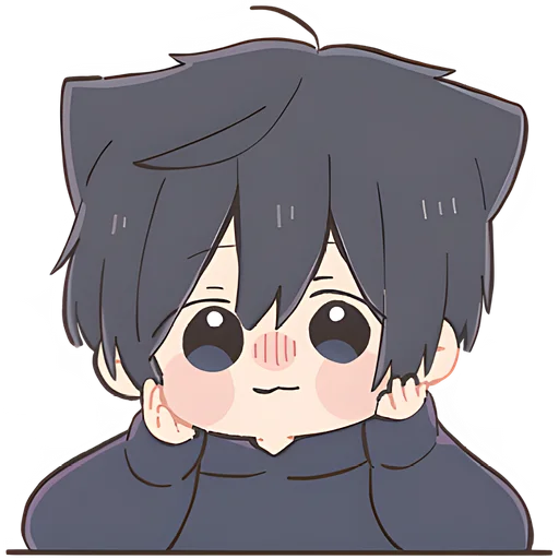 ☺️ Стикер «Мальчик котик» для Telegram