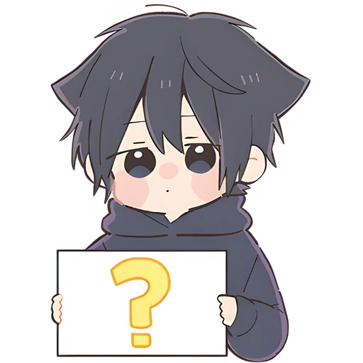 🤔 Стикер «Мальчик котик» для Telegram
