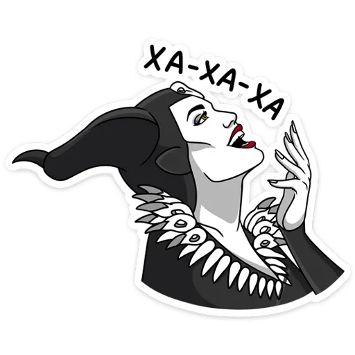 😀 Стикер «Малефисента Владычица тьмы» для Telegram