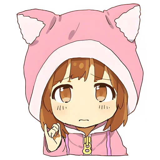 🥺 Стикер «Маленькая тян Little chan» для Telegram