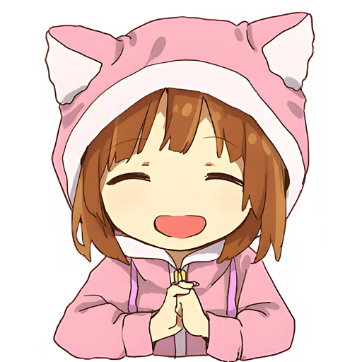😌 Стикер «Маленькая тян Little chan» для Telegram