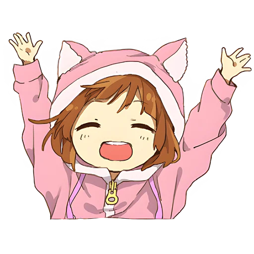 🥳 Стикер «Маленькая тян Little chan» для Telegram