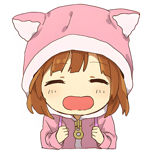 😡 Стикер «Маленькая тян Little chan» для Telegram