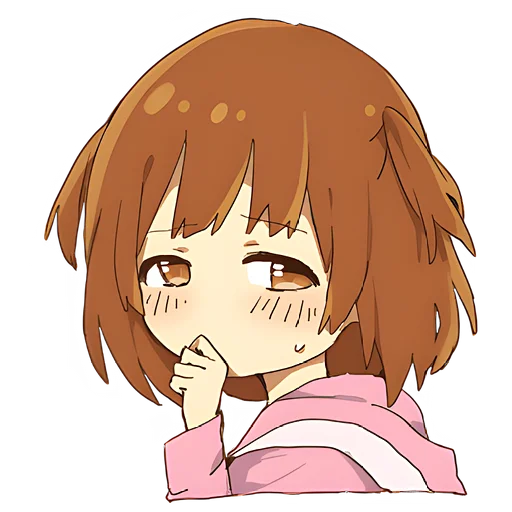 🤔 Стикер «Маленькая тян Little chan» для Telegram