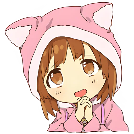 😍 Стикер «Маленькая тян Little chan» для Telegram