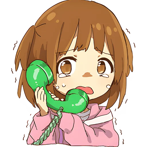 😭 Стикер «Маленькая тян Little chan» для Telegram
