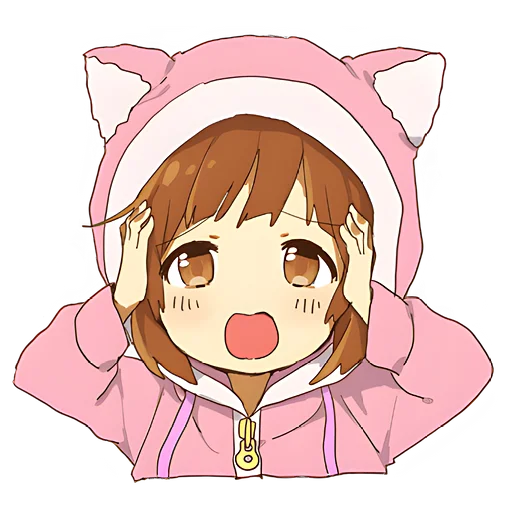 😱 Стикер «Маленькая тян Little chan» для Telegram