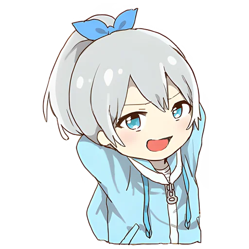 😏 Стикер «Маленькая тян Little chan» для Telegram