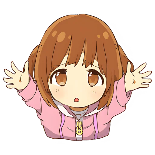 🤗 Стикер «Маленькая тян Little chan» для Telegram