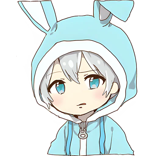 😒 Стикер «Маленькая тян Little chan» для Telegram