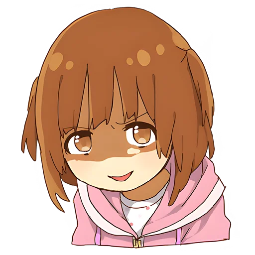 😧 Стикер «Маленькая тян Little chan» для Telegram