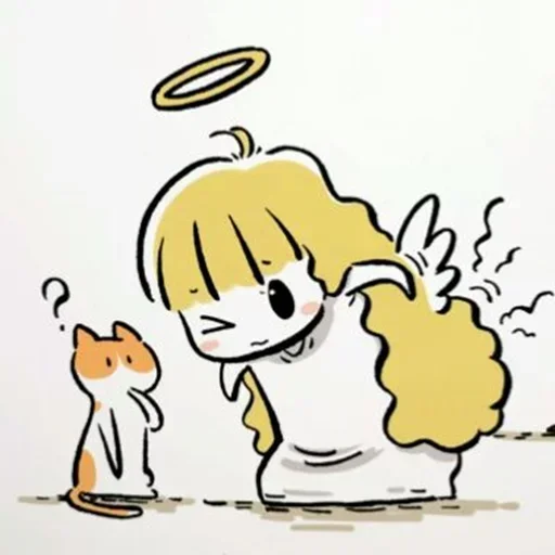 😇 Стикер «Маленькая Ведьмочка» для Telegram