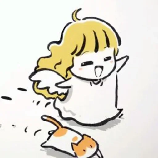 😇 Стикер «Маленькая Ведьмочка» для Telegram
