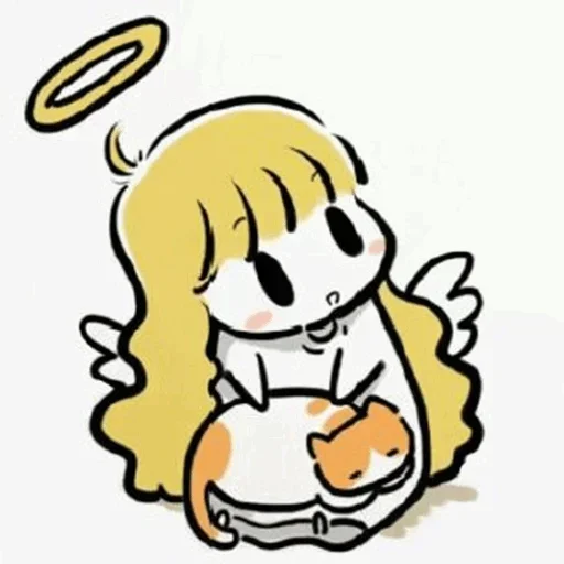 😇 Стикер «Маленькая Ведьмочка» для Telegram