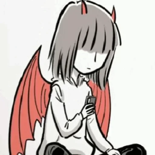 😈 Стикер «Маленькая Ведьмочка» для Telegram